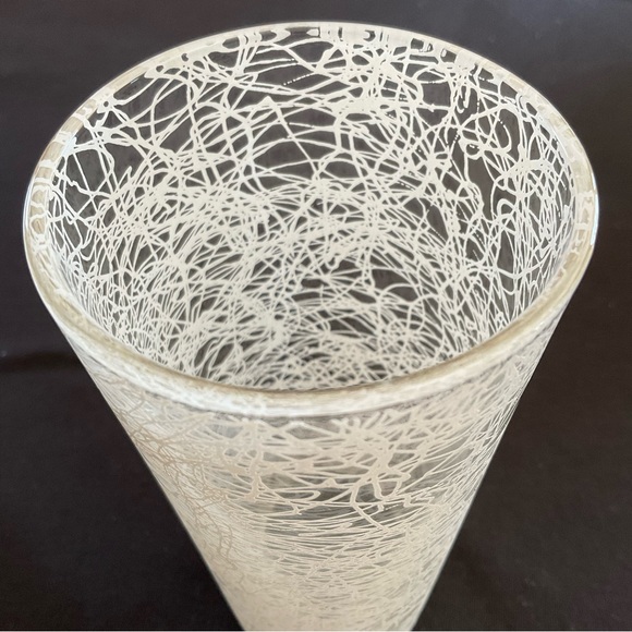 Vintage 50’s Spaghetti String Glass Tumblers, Set of 2 - Picture 3 of 6